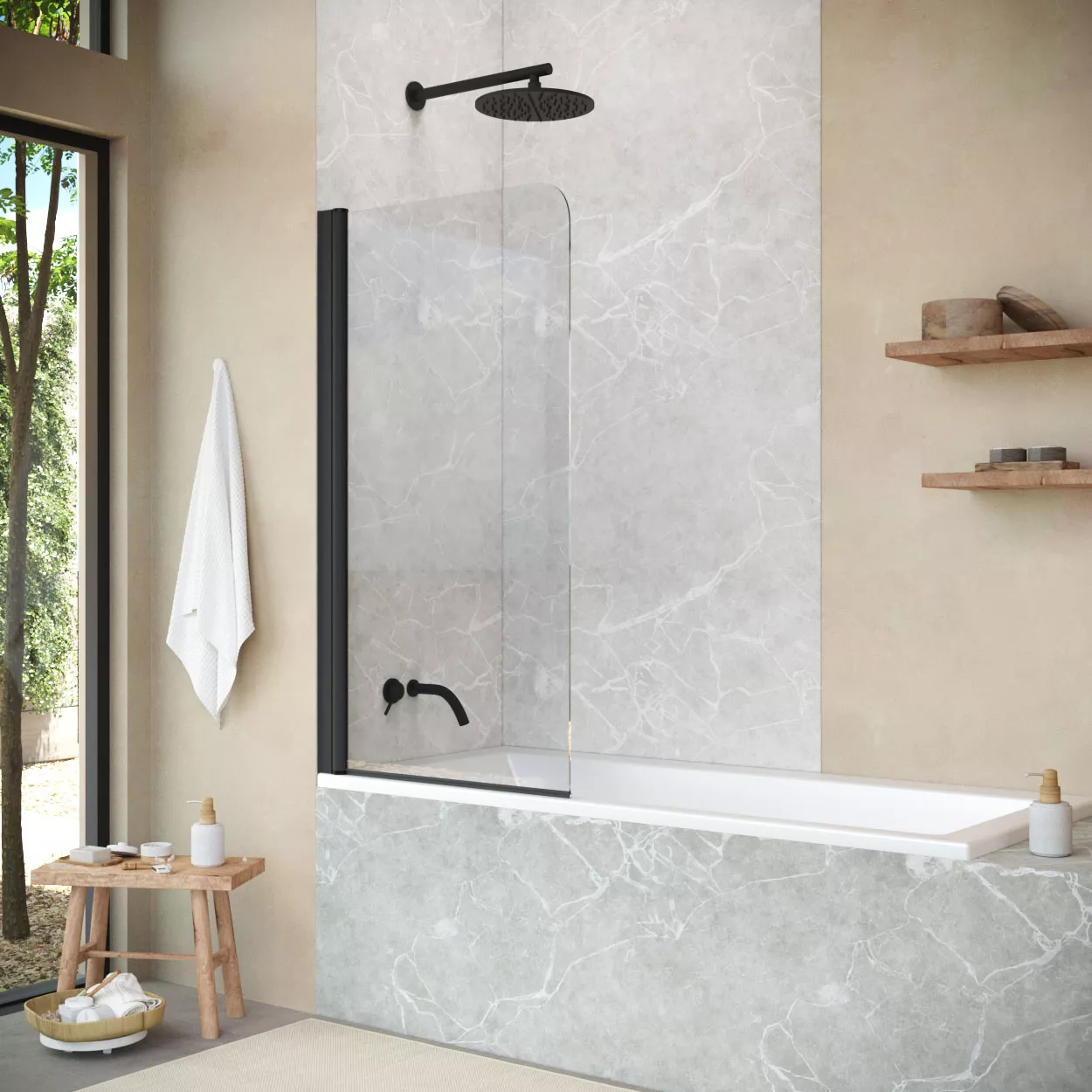 Шторки на ванну