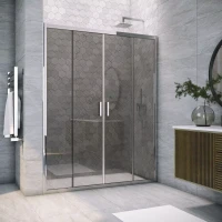 Душевая дверь в нишу Vegas-Glass Z2P TUR NOVO 150 глянцевый хром