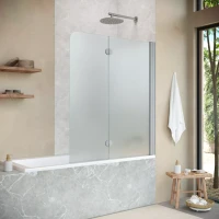 Шторки на ванну Vegas-Glass E2V NOVO 120 матовый хром