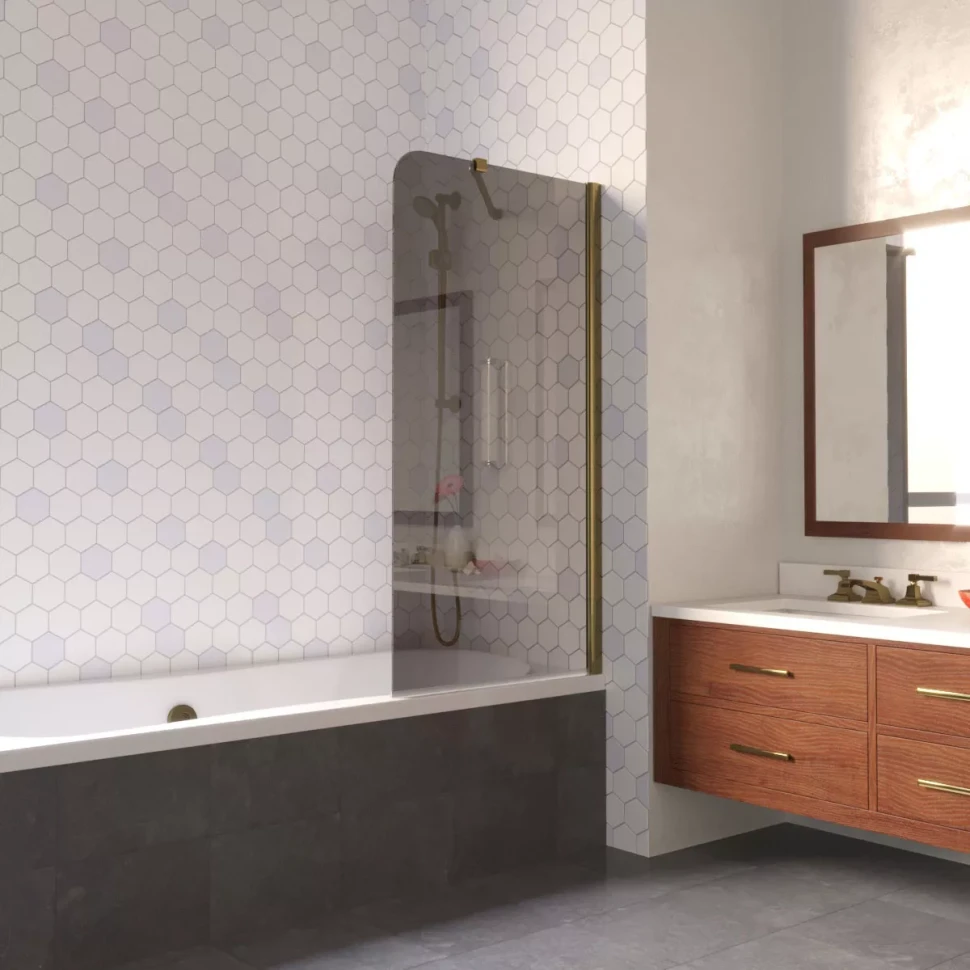 Ограждения на ванну Vegas-Glass EV LUX ST 76 бронза