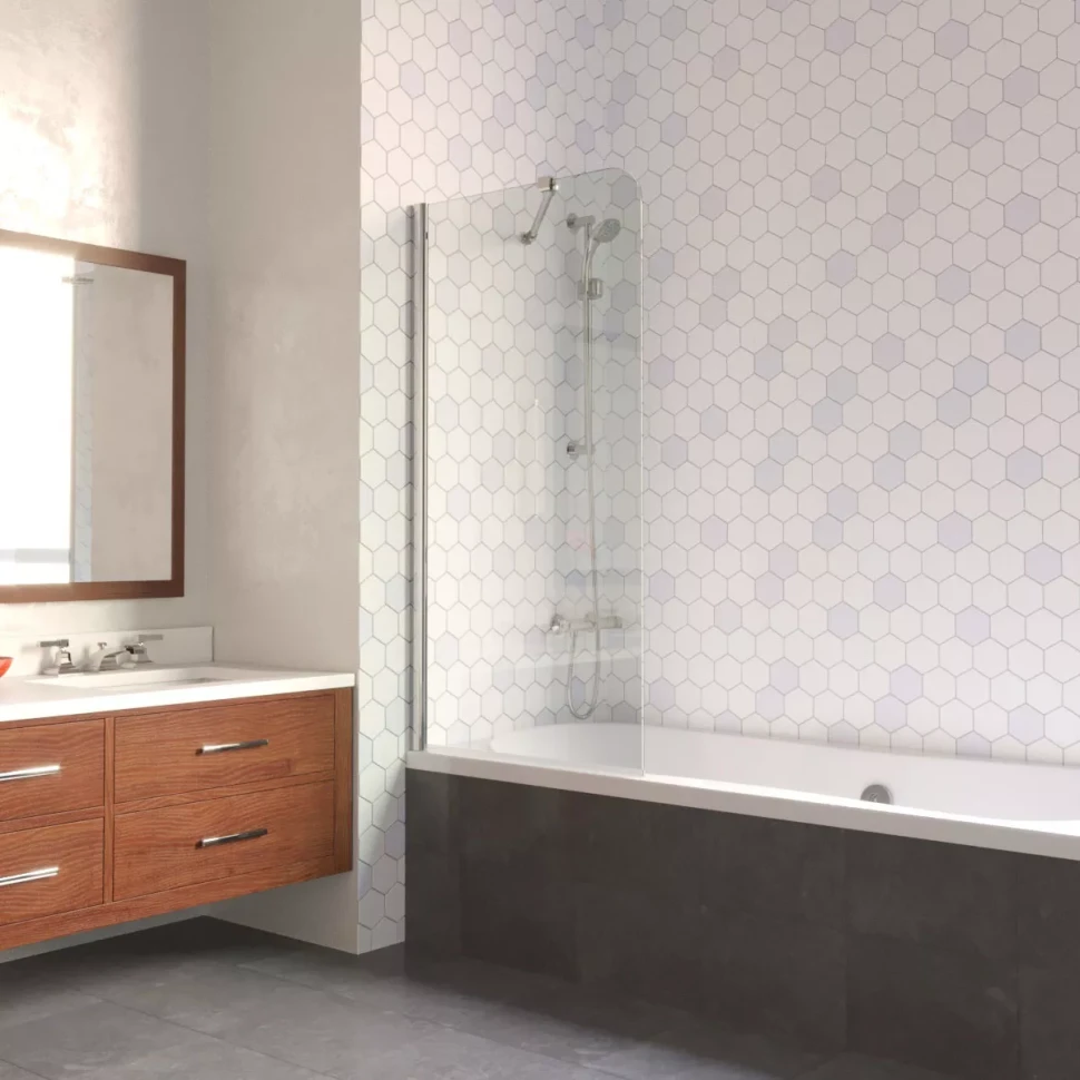 Ограждения на ванну Vegas-Glass EV LUX ST 76 бронза