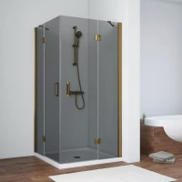 Душевой уголок Vegas-Glass AFA NOVO 110x110 бронза