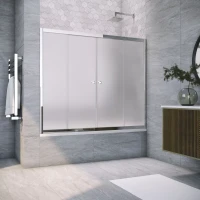 Шторки на ванну Vegas-Glass Z2V TUR NOVO 165 глянцевый хром