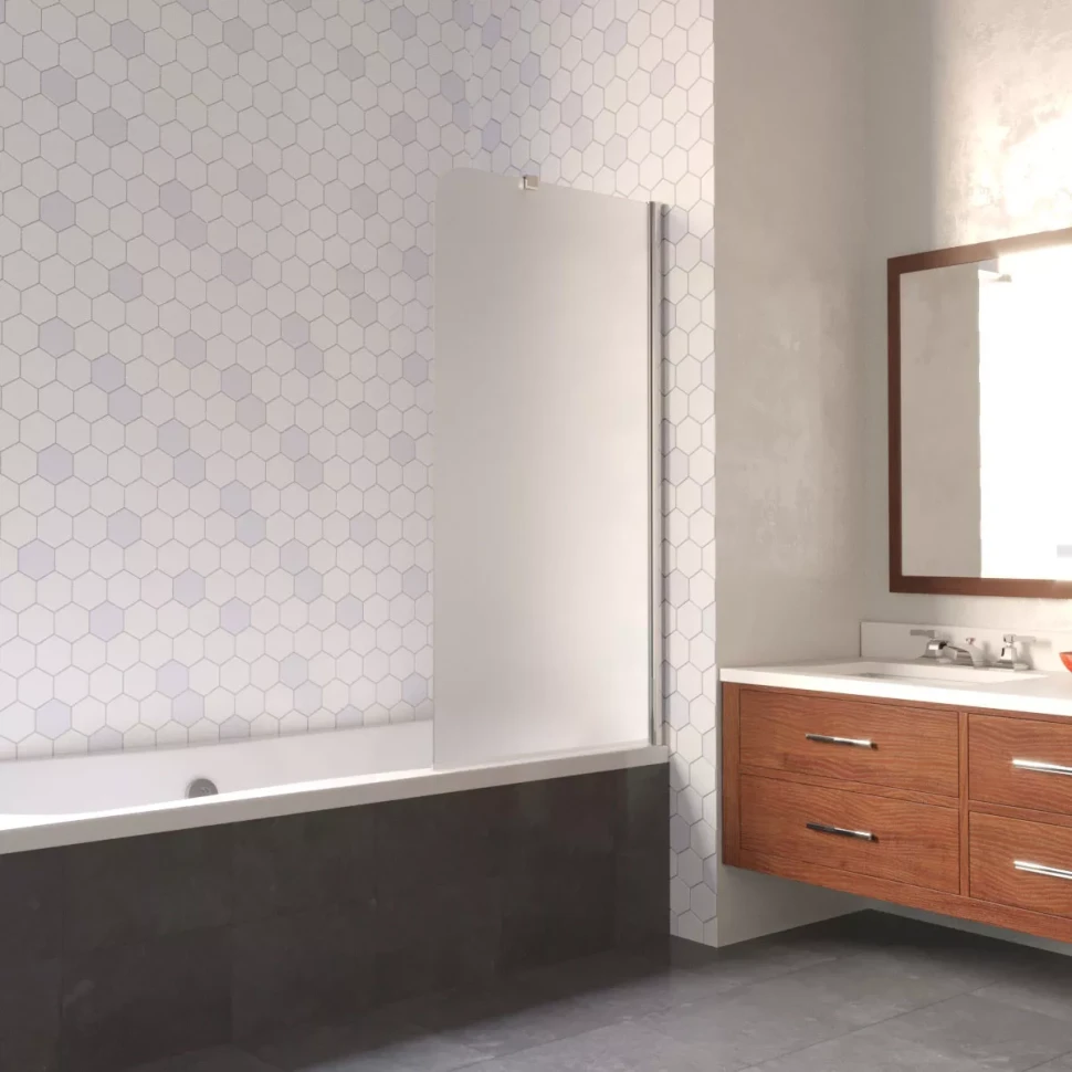 Ограждения на ванну Vegas-Glass EV LUX ST 76 глянцевый хром