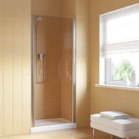 Дверь в душевую нишу Vegas-Glass EP LUX 90 глянцевый хром