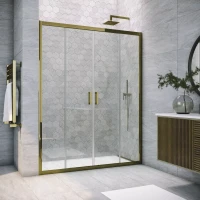 Душевая дверь в нишу Vegas-Glass Z2P TUR NOVO 155 бронза