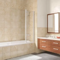 Шторки на ванну E2V LUX ST 115 белый