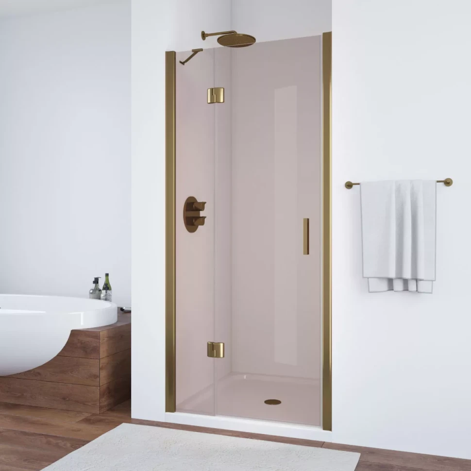 Душевая дверь Vegas-Glass AFP NOVO 100 бронза