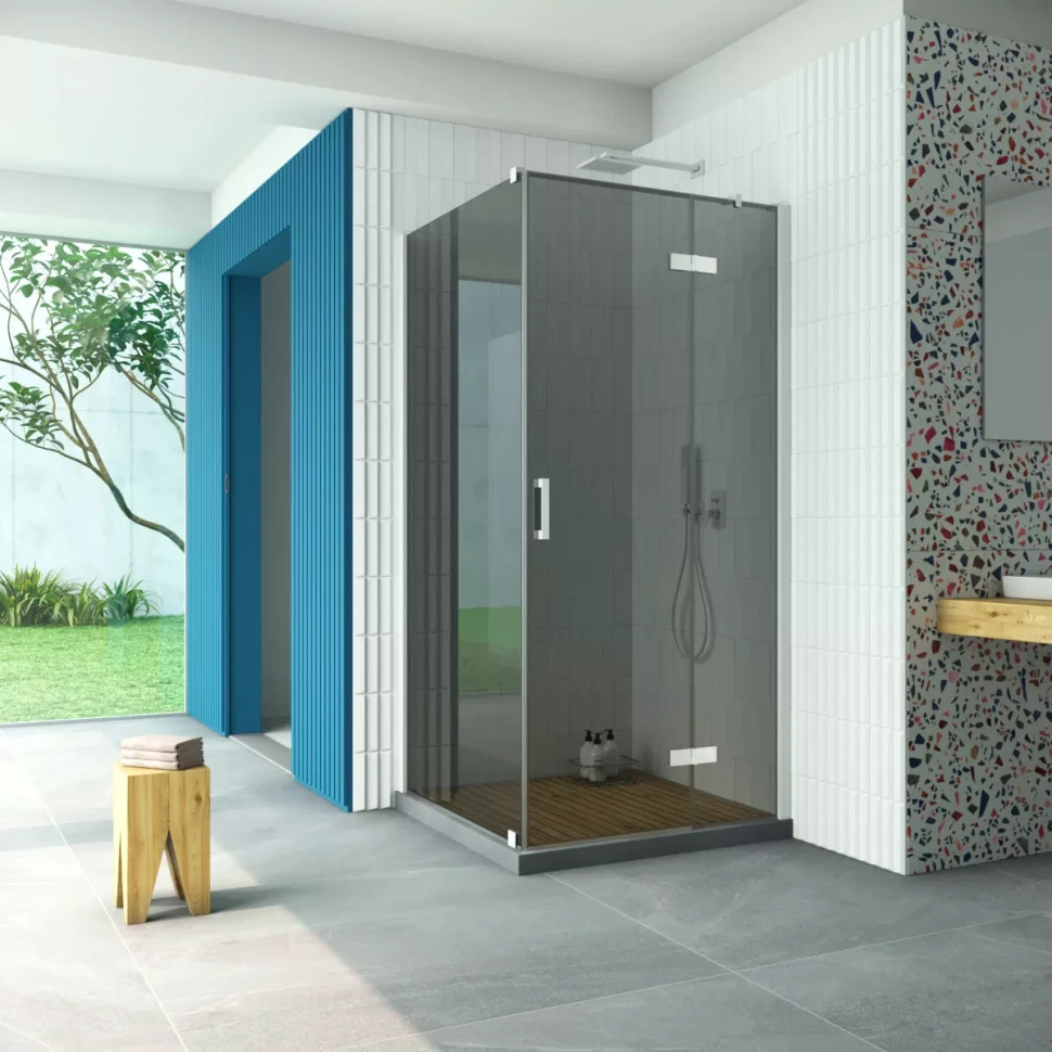 Душевой уголок Vegas-Glass AFP-Fis Retta 110x120 белый