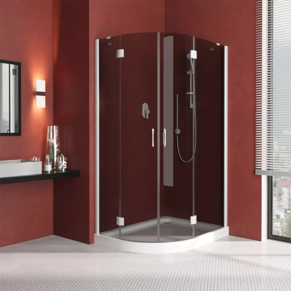 Vegas-Glass AFS-F LUX 120x110 белый