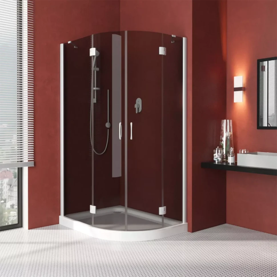 Vegas-Glass AFS-F LUX 120x110 белый