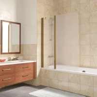 Шторки на ванну E2V LUX ST 115 бронза