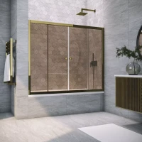 Шторки на ванну Vegas-Glass Z2V TUR NOVO 170 бронза