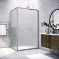 Душевой уголок Vegas-Glass ZP+ZPV NOVO 125x75 матовый хром