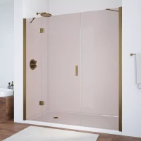 Дверь в душевой проем Vegas-Glass AFP-F NOVO 190 бронза