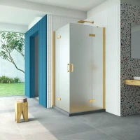 Душевой уголок Vegas-Glass AFA Retta 90x90 золото матовое