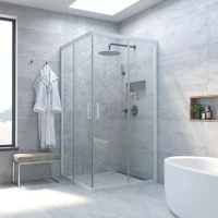 Душевой уголок Vegas-Glass ZA NOVO 110x110 белый