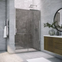 Душевая дверь в нишу Vegas-Glass ZP TUR NOVO 130 глянцевый хром