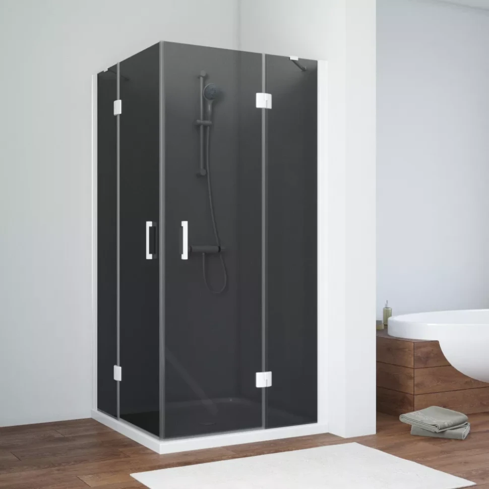 Душевой уголок Vegas-Glass AFA NOVO 120x120 белый