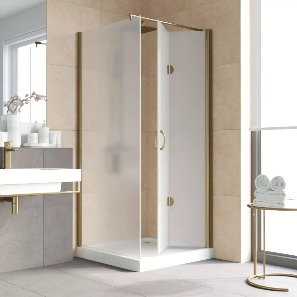 Душевой уголок Vegas-Glass GPS-Fis LUX 80x100 бронза