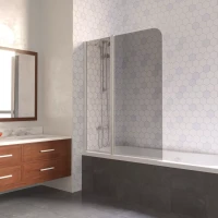 Шторки на ванну E2V LUX ST 125 белый