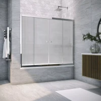 Шторки на ванну Vegas-Glass Z2V TUR NOVO 175 глянцевый хром