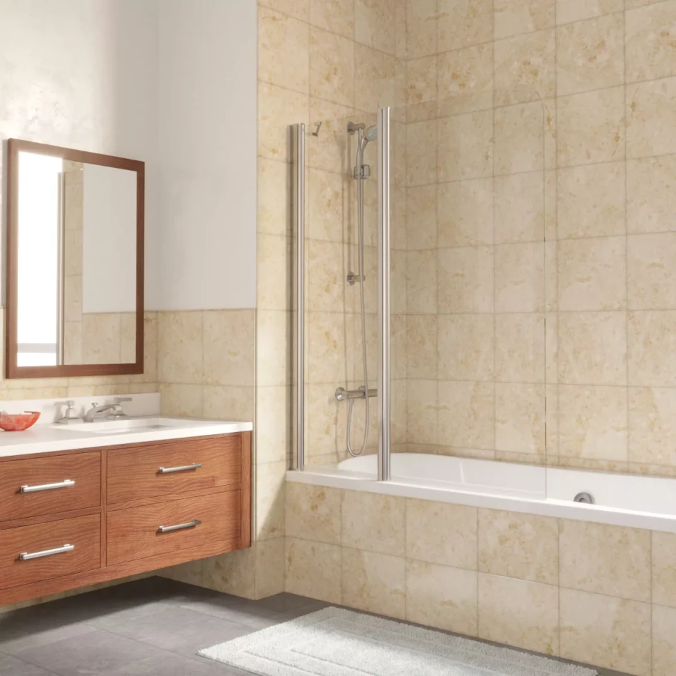 Шторки на ванну E2V LUX ST 125 бронза