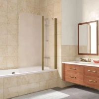 Шторки на ванну E2V LUX ST 125 бронза