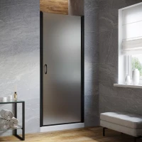 Дверь в душевую нишу Vegas-Glass EP LUX 95 черный матовый