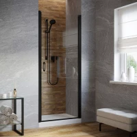 Дверь в душевую нишу Vegas-Glass EP LUX 95 черный матовый