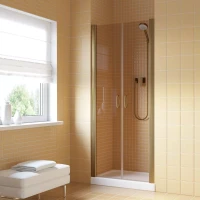 Дверь в душевую нишу Vegas-Glass E2P LUX 120 бронза