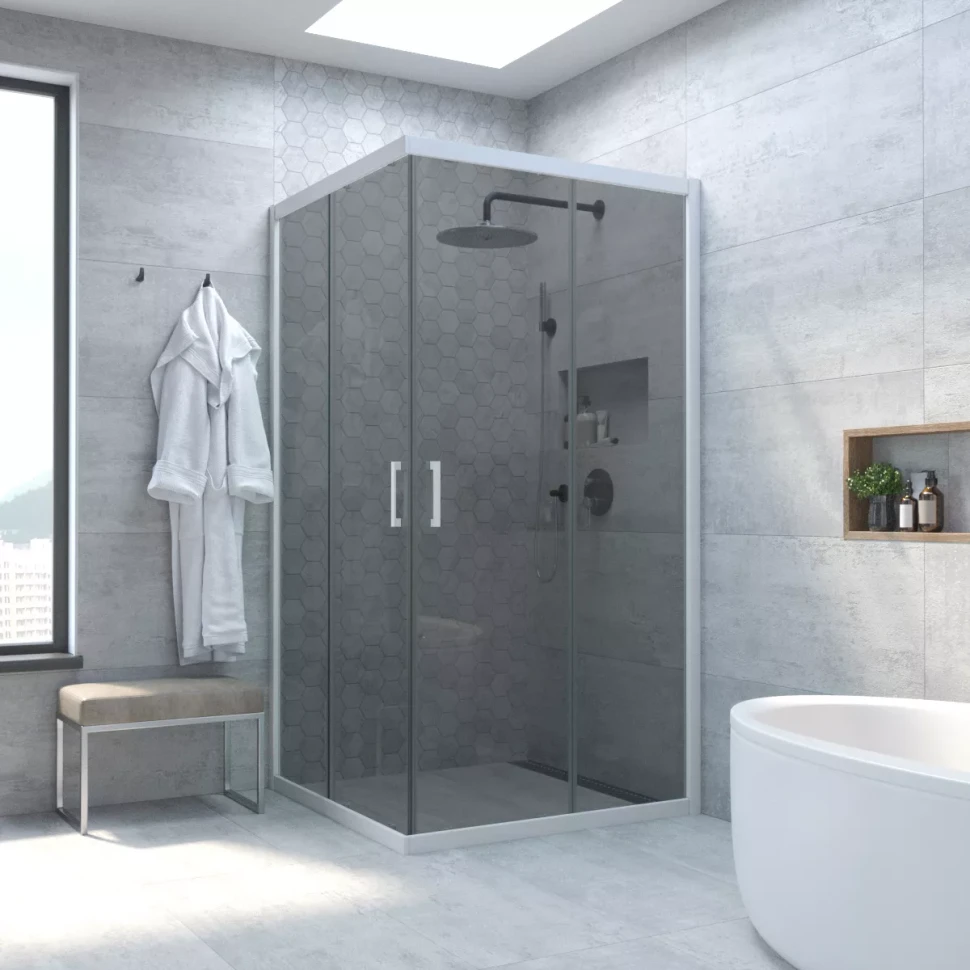 Душевой уголок Vegas-Glass ZA NOVO 120x120 белый