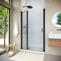 Душевая дверь Vegas-Glass EP-F-1 NOVO 120 h200 черный матовый