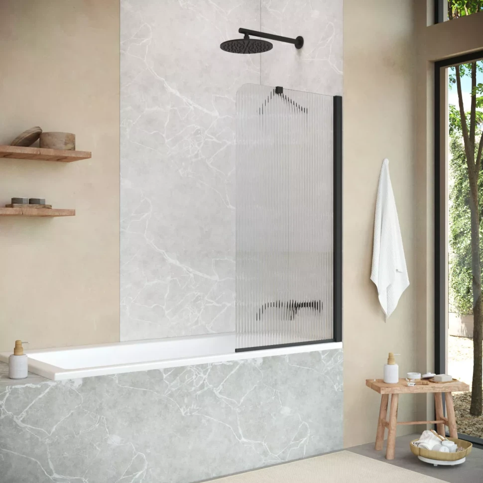 Шторки на ванну EV ST NOVO 60 черный матовый