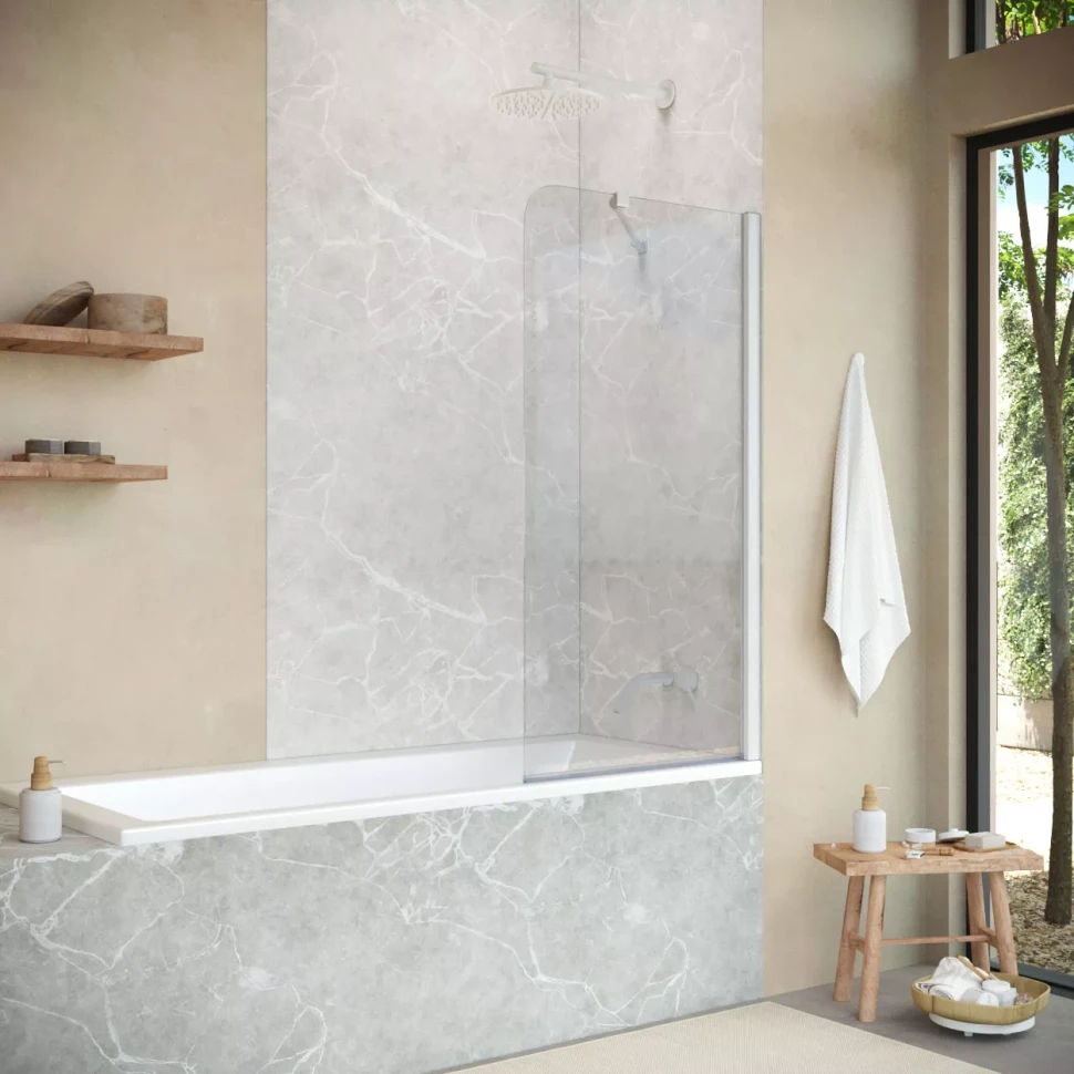 Шторки на ванну EV ST NOVO 70 белый