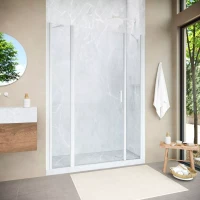 Душевая дверь Vegas-Glass EP-2F NOVO 130 h200 белый