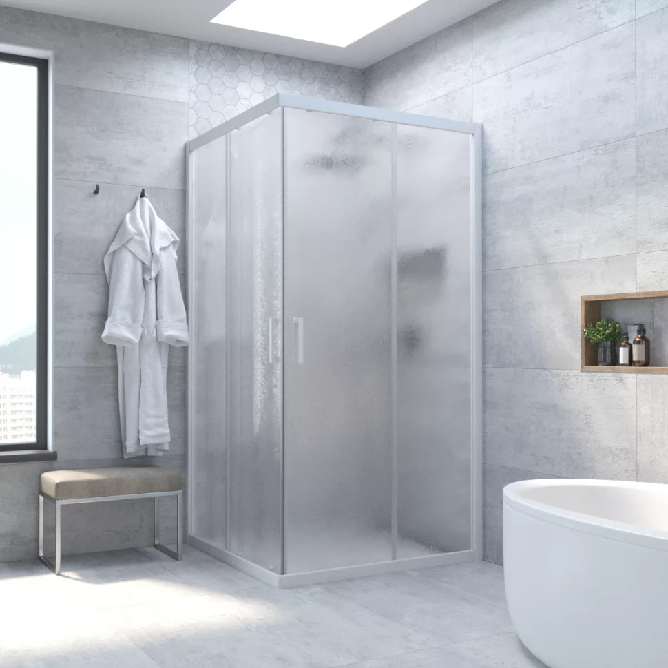 Душевой уголок Vegas-Glass ZA NOVO 70x70 белый