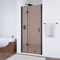 Душевая дверь Vegas-Glass AFP NOVO 110 черный матовый