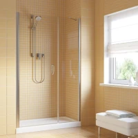 Душевая дверь в нишу Vegas-Glass EP-F-2 LUX 115 белый