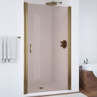 Душевая дверь в нишу Vegas-Glass EP-F-1 LUX 110 черный матовый