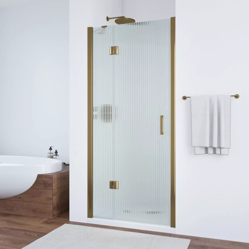 Душевая дверь Vegas-Glass AFP NOVO 120 бронза