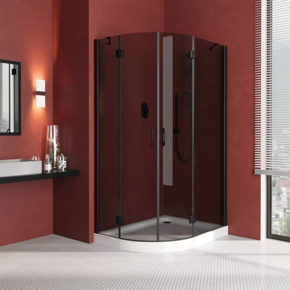 Vegas-Glass AFS-F LUX 120x90 черный матовый