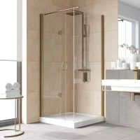 Душевой уголок Vegas-Glass GPS-Fis LUX 80x120 бронза