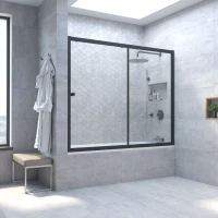 Ограждения на ванну Vegas-Glass ZV NOVO 160 матовый хром