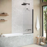 Шторки на ванну EV ST NOVO 70 черный матовый