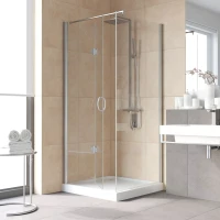 Душевой уголок Vegas-Glass GPS-Fis LUX 80x120 черный матовый