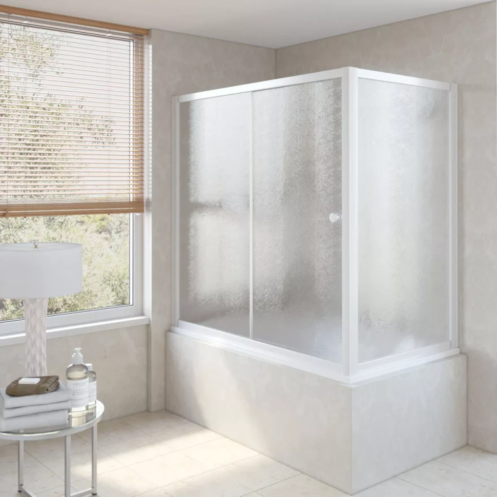 Шторки на ванну ZV+ZVF NOVO 190x90 белый