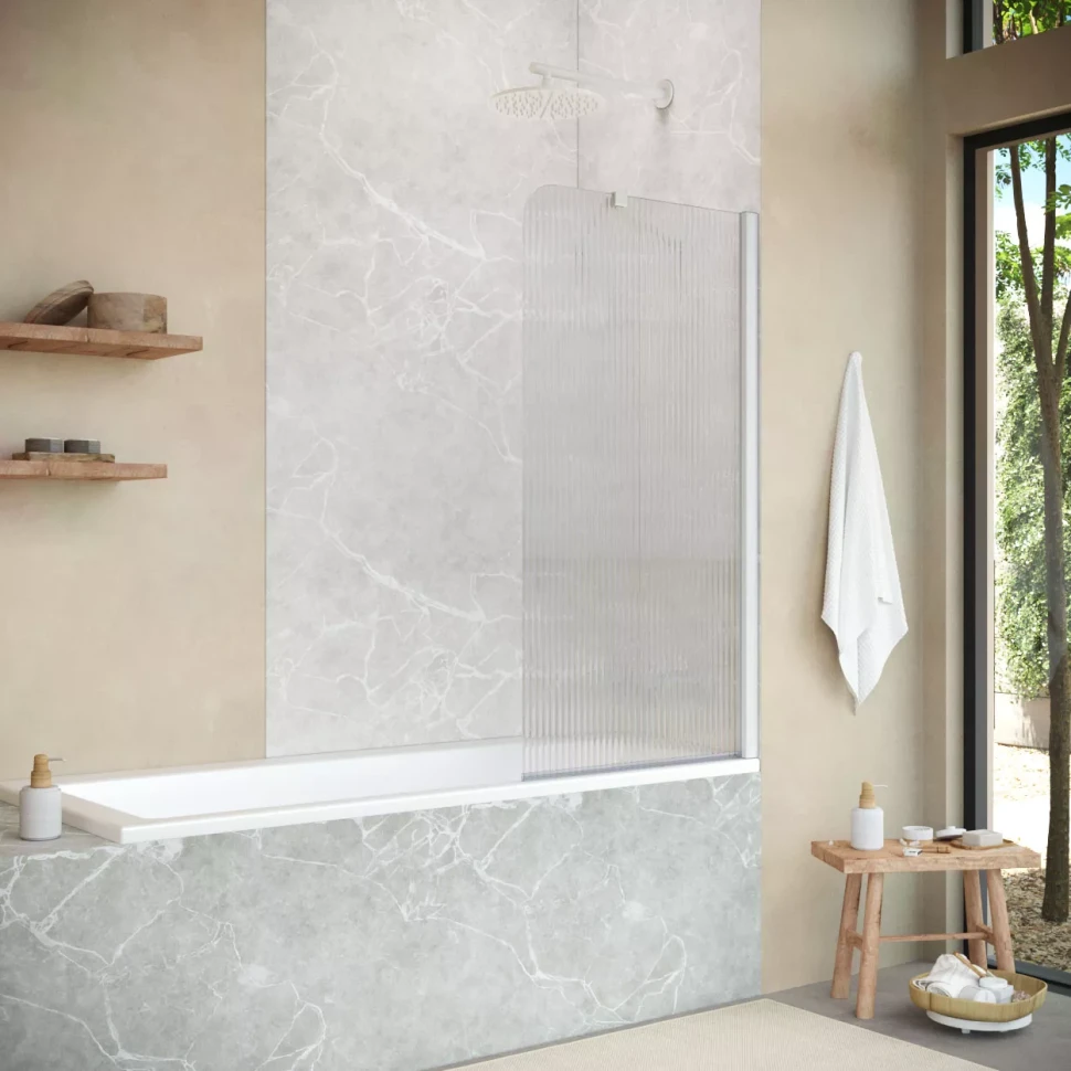 Шторки на ванну EV ST NOVO 76 белый