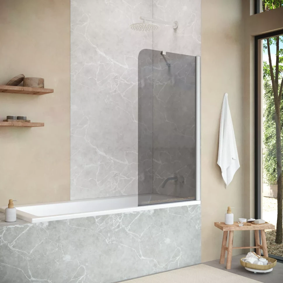 Шторки на ванну EV ST NOVO 76 белый