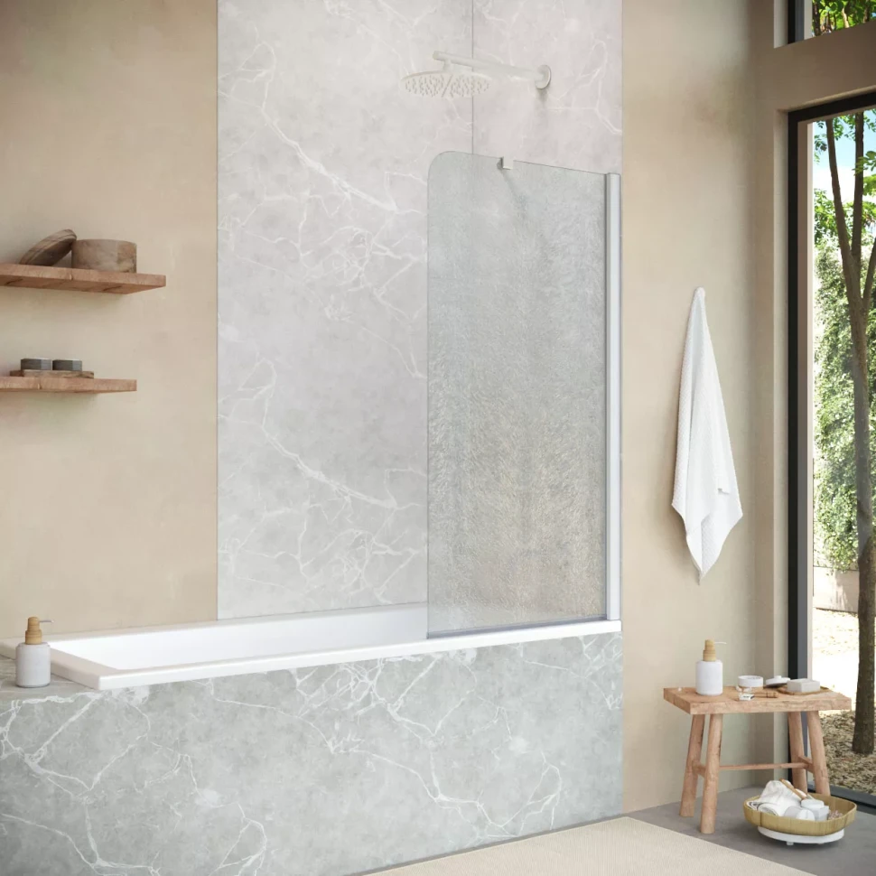 Шторки на ванну EV ST NOVO 76 белый